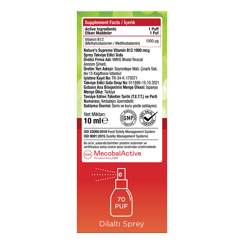 B12 Spray