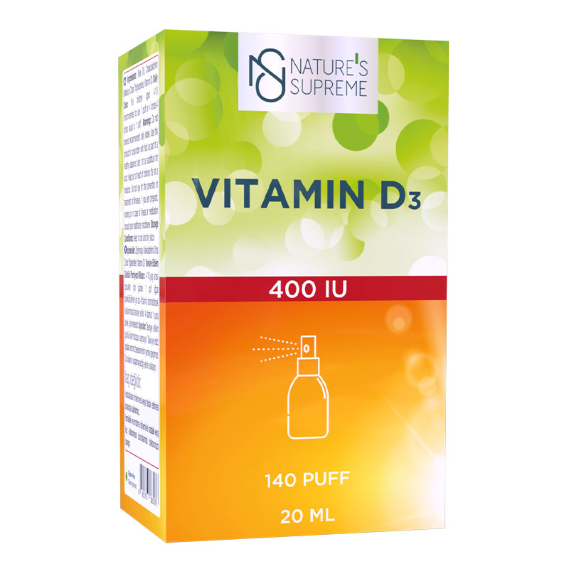 Vitamin D3 Spray & Drop (400  IU)
