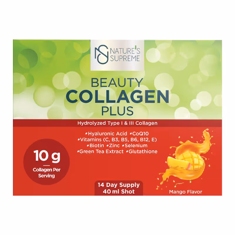 Beauty Collagen Plus Shot (Tüp) 40 mL Mango