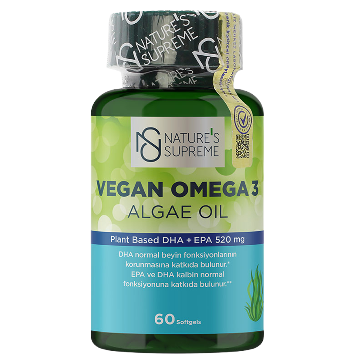 Vegan Omega 3 Algae Oil